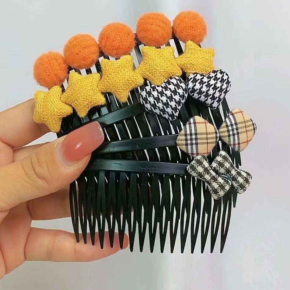 Back Head Broken Hair Comb Artifact Adult Hair Clip Five-piece Set