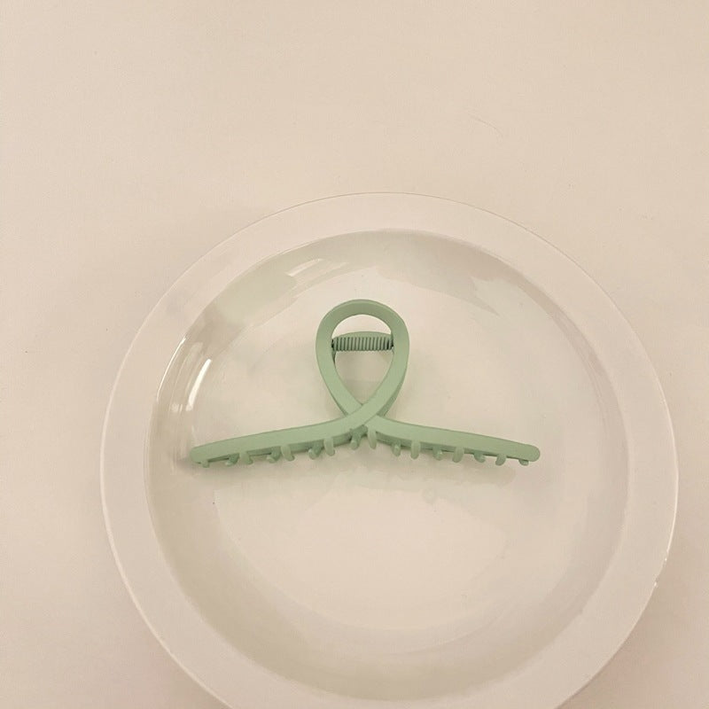 Frosted Candy Color Grabbing Clip All-match Hair Grabbing Plate Hairpin