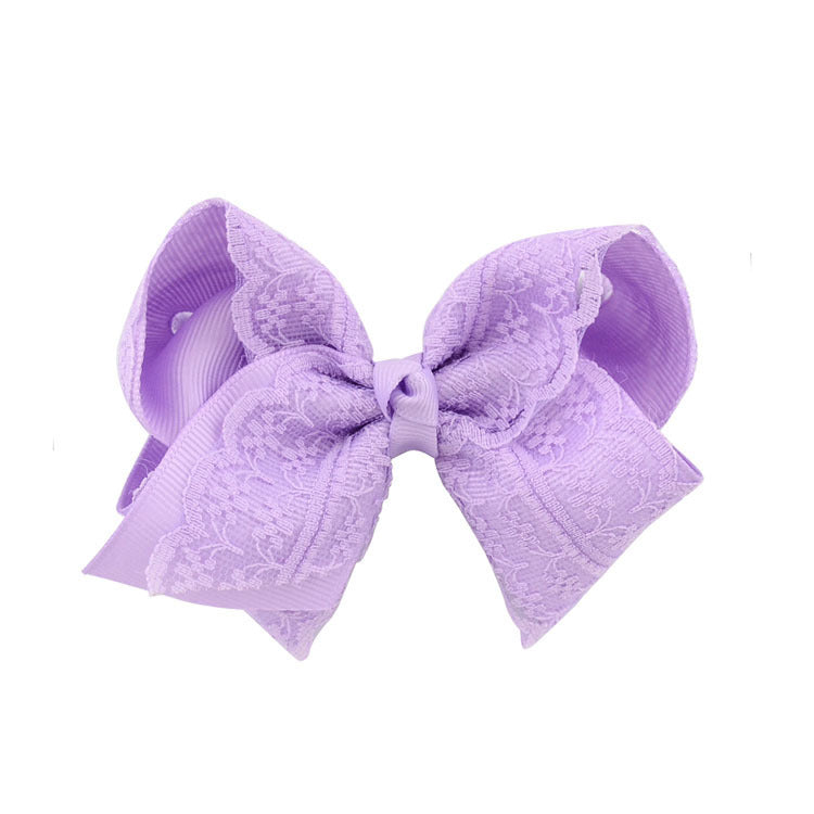 Ribbed Bubble Flower Children's Hair Clip Bow