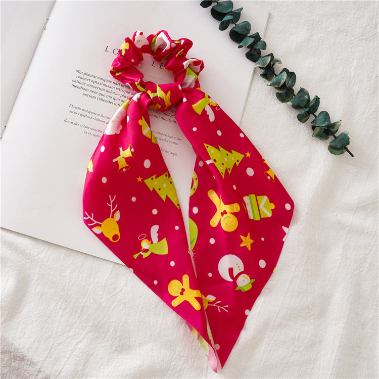 Women's Fashion All-matching Large Intestine Ring Streamer Hair Accessory