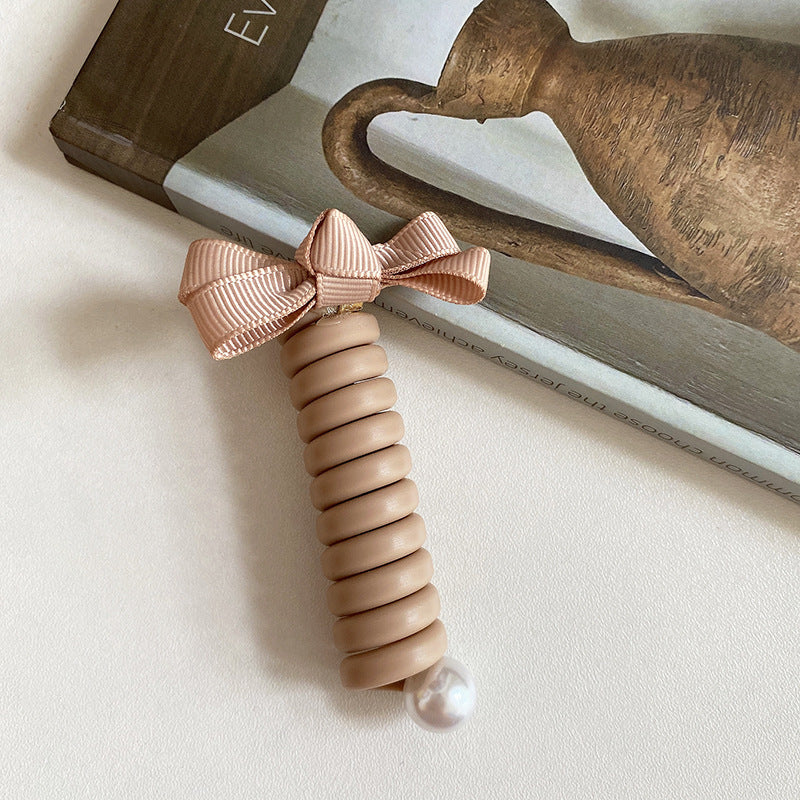 Bow Straight Phone Line Hair Ring Hair Braiding Artifact