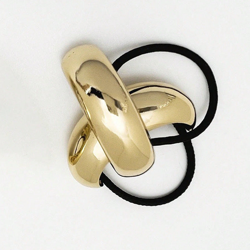 U-shaped Alloy Rope High Sense Ponytail Hair Ring