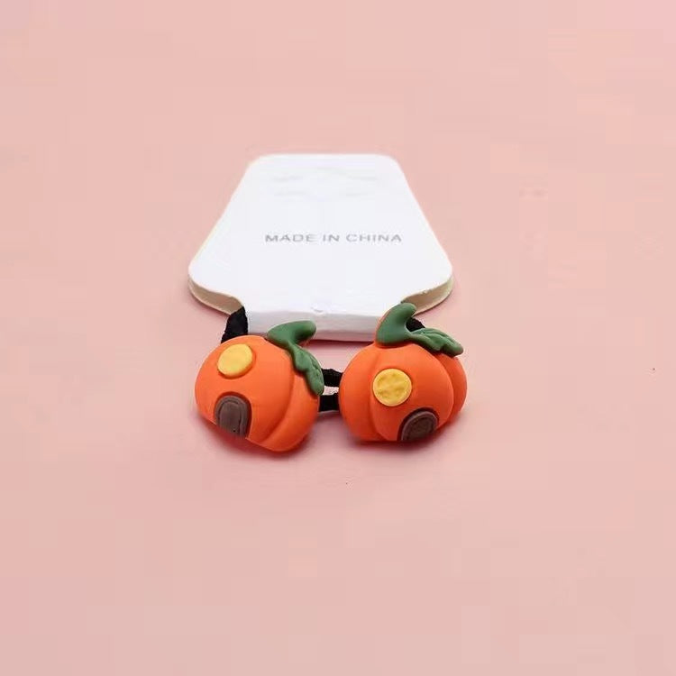 Cute Halloween Pumpkin Ghost Children's Hair Ring