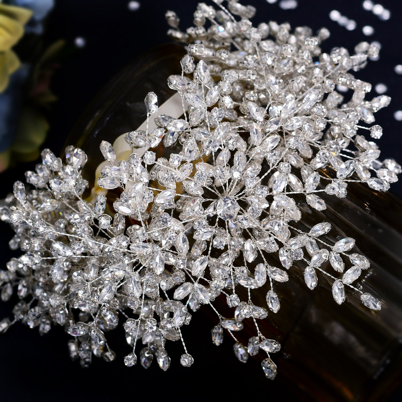 Best Nice New Heavy Handmade Rhinestone Ice And Snow Queen Wedding Crown
