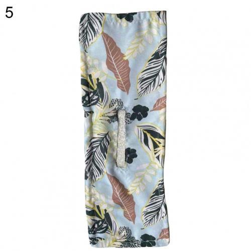 Printed Bow  Ring Rope Wire Fixed Hair Band