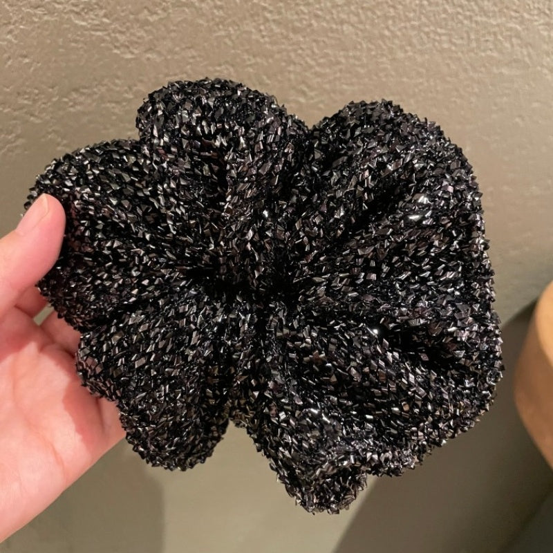 Shiny Elegant Hair Ring Hair Rope Headband Intestinal Ring