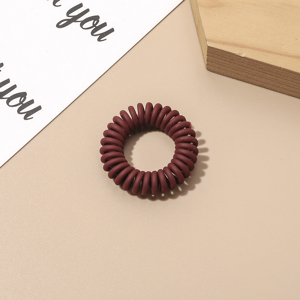 Cute Girl Hair-binding Highly Elastic Hair Rope Simple All-match Small Size Phone Line Hair Ring