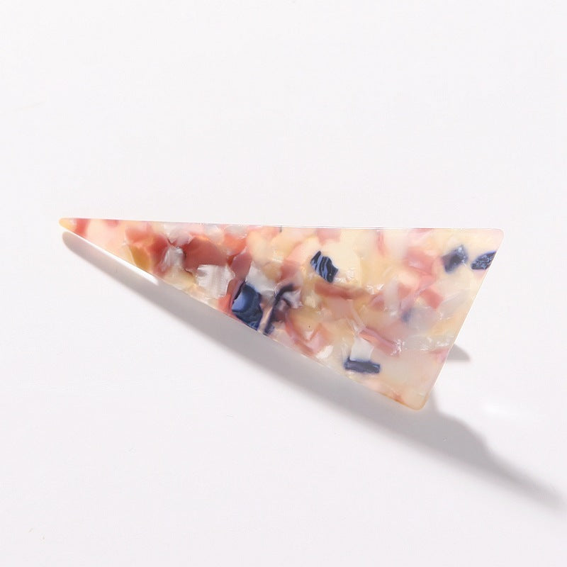 Fashion Personality New Acetate Marble Hair Clip