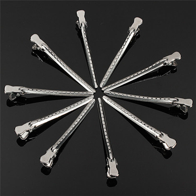 Barber Stainless Steel Long Mouth Steel Clip Hair Clip Studio Butterfly