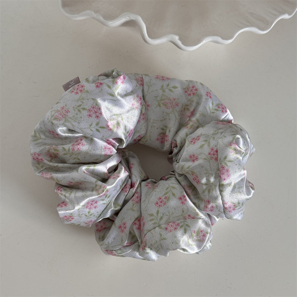 Floral Pillow Hair Ring High Elasticity