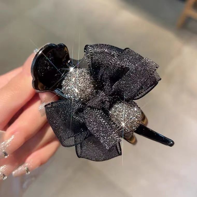 Bow Barrettes High-grade Large Back Head