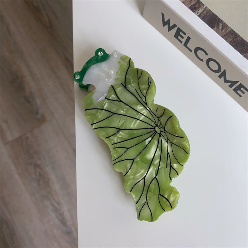 Frog Grip Color Matching Hair Claw Shark Clip Hair Accessories