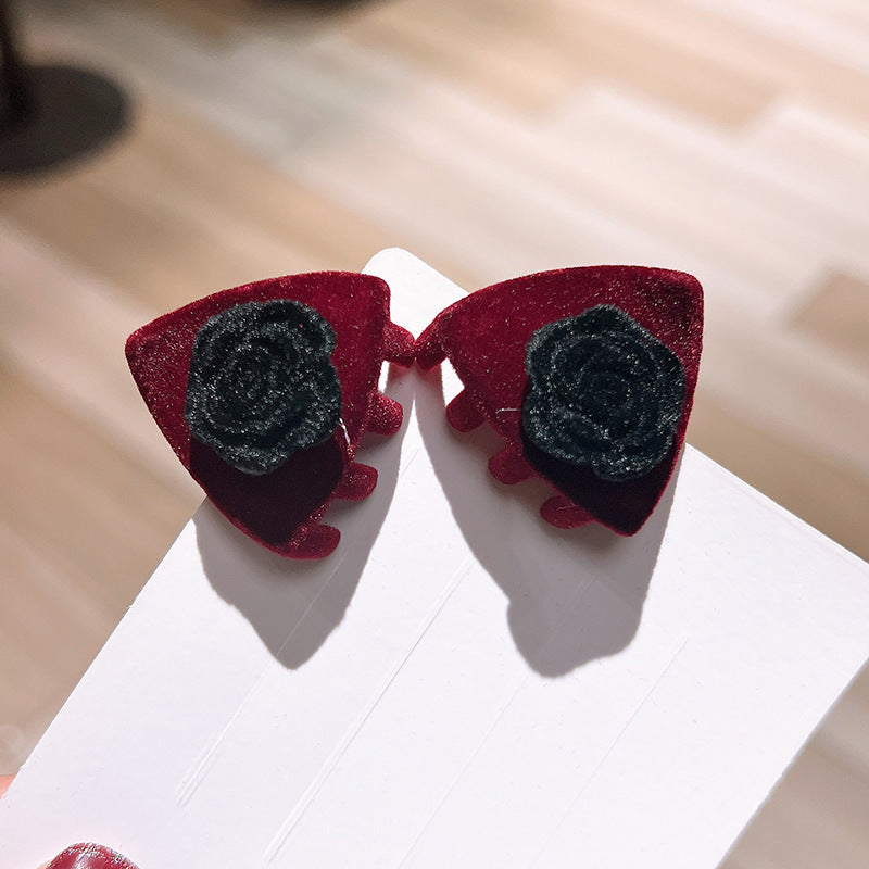 Children's Cute Stereo Flower Bow Tie Barrettes