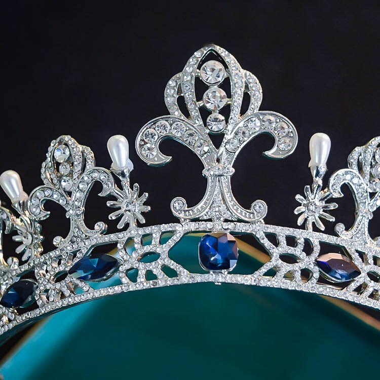 Best Bridal Crown European Queen Retro Crystal Hair Accessories