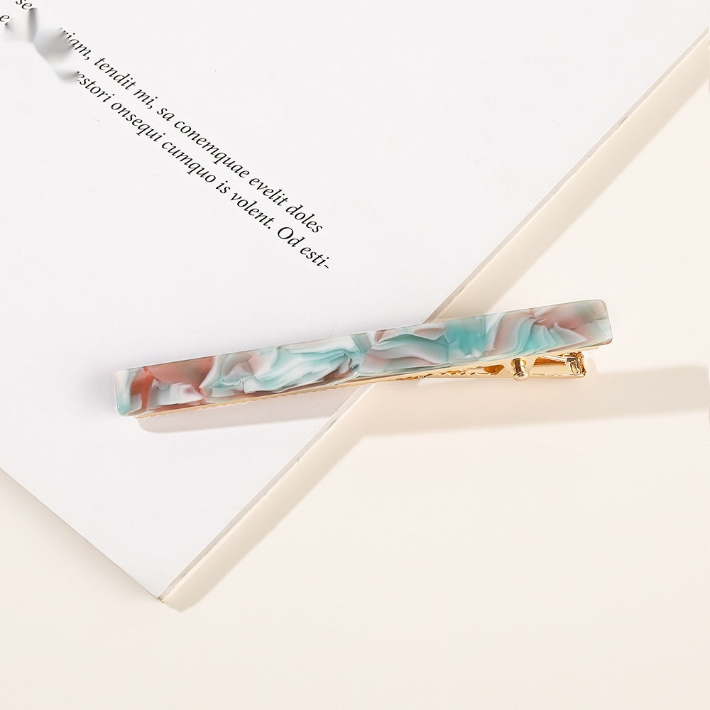 Acetate Duckbill Cute Single Line Clip Hair Accessories