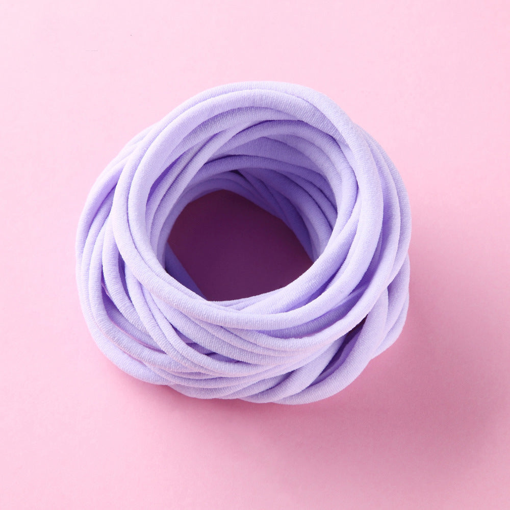 INS Seamless Nylon Fine Hair Band Children's Hair Ring Handmade DIY Baby Headband