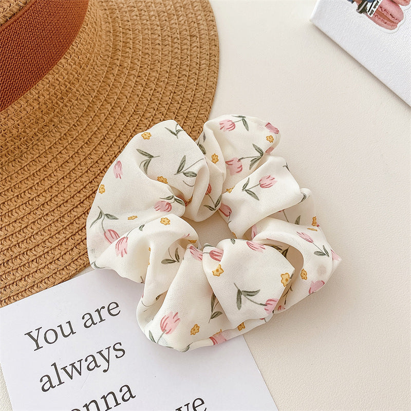 Ponytail High Elastic Large Intestine Hair Ring