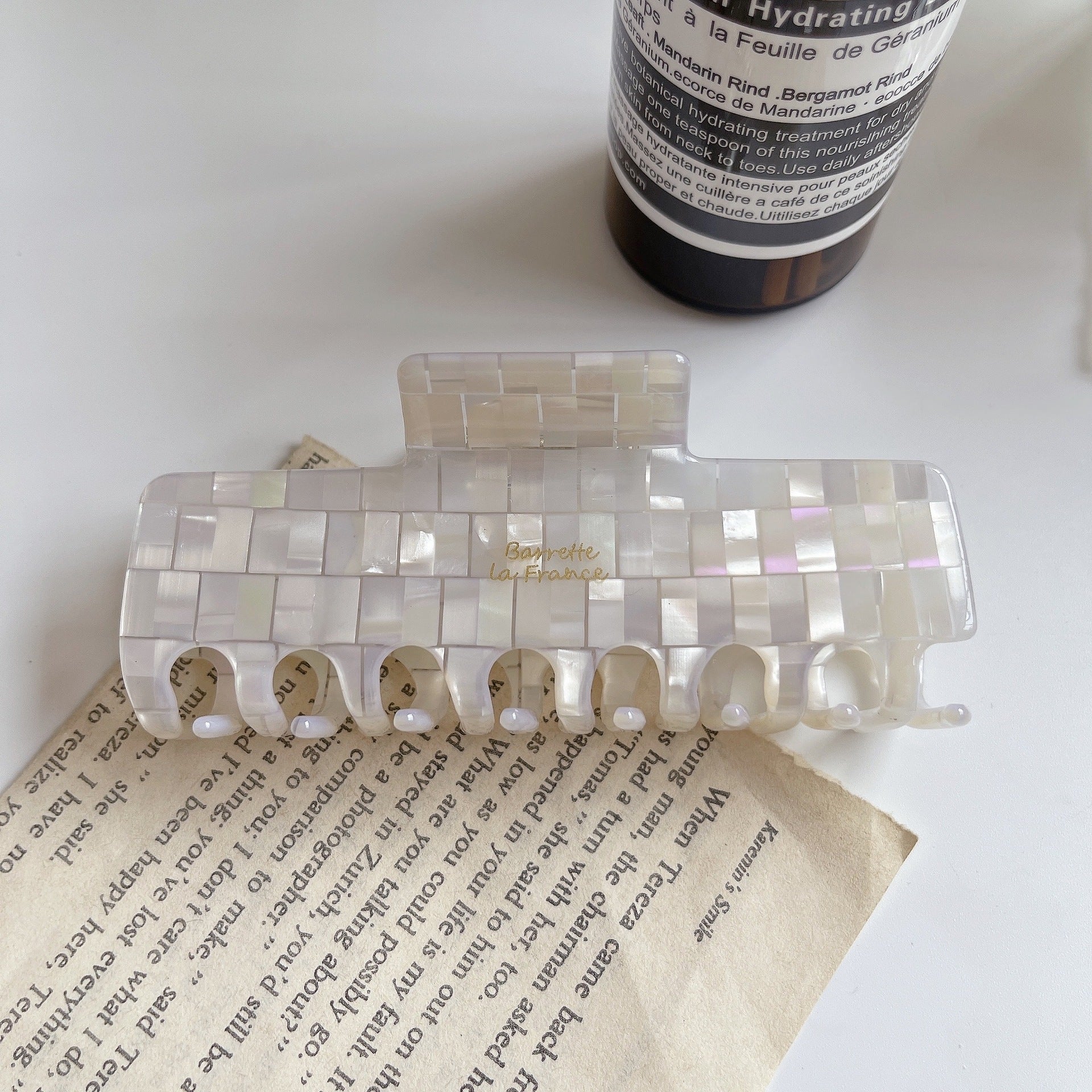 Women's Fashion Simple Cellulose Acetate Sheet Barrettes