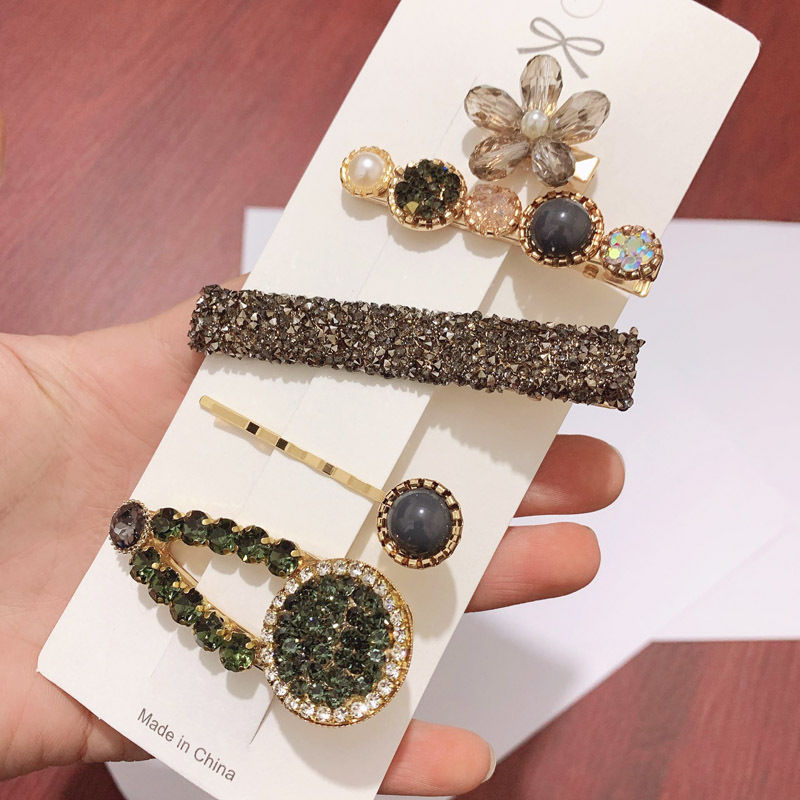 Flower 8 Barrettes Cute Pentagram Clip