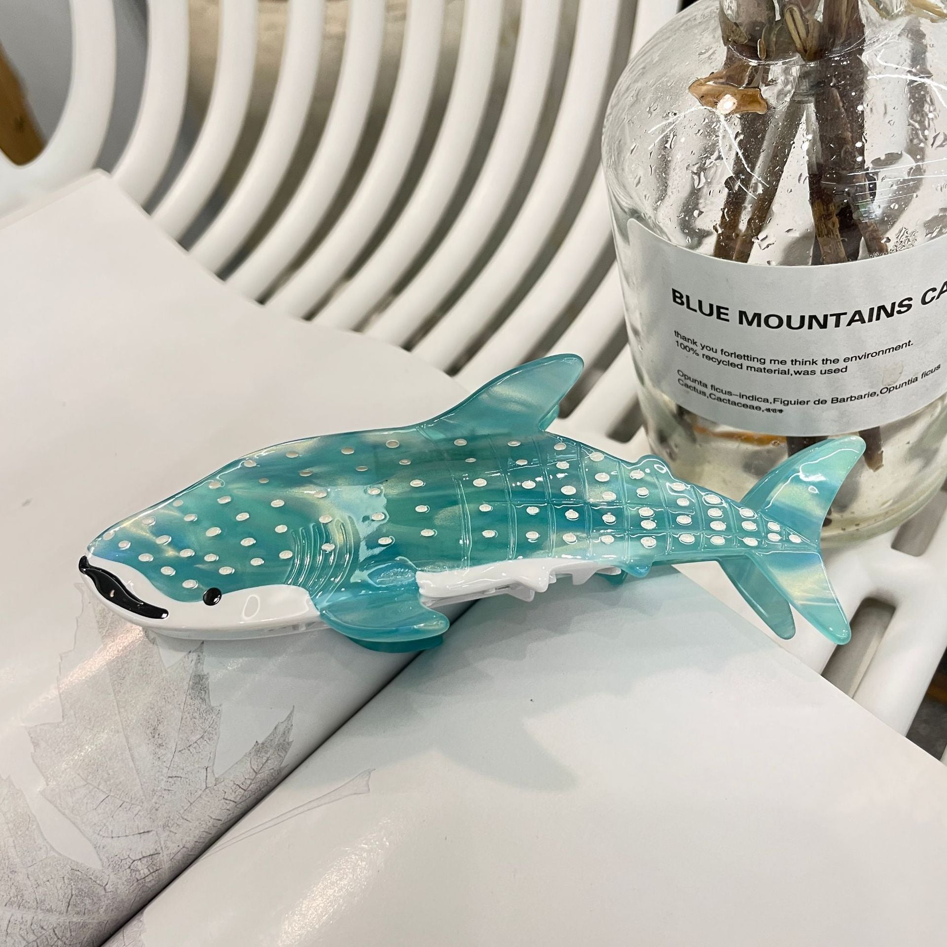 Marine Series Acetic Acid Grip Special-interest Design Animal Whale Shark Cross-border Wholesale Hair Accessories Ponytail Clip