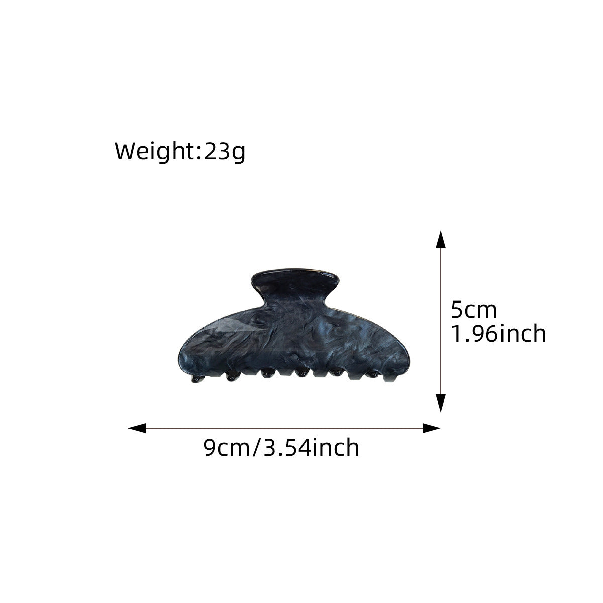 Jaw Clip Women's All-match Fashion Hair Claw Jelly Color
