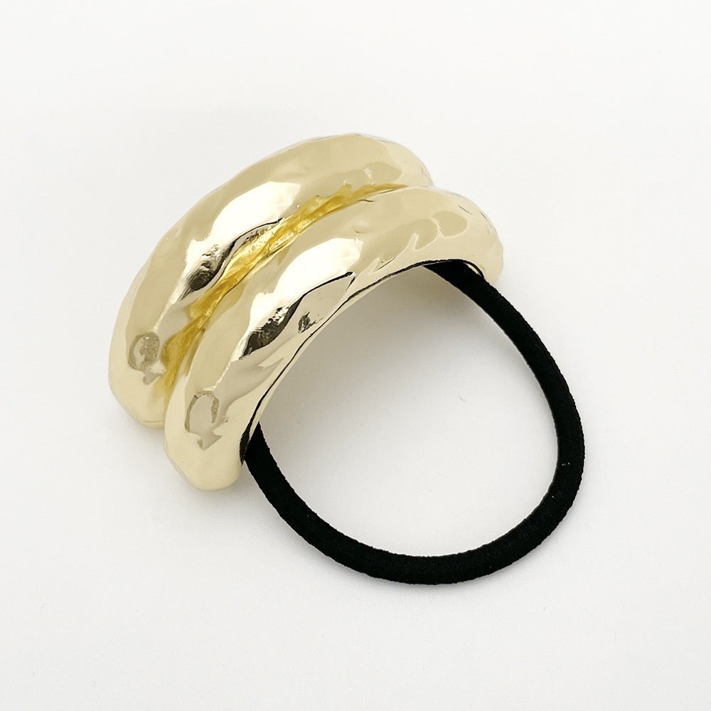 Women's Alloy Ponytail Hair Ring Round Head Rope