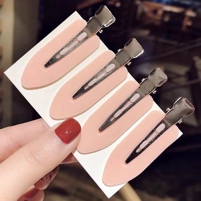 Popular Best Small Leaf Duckbill Clip DIY Seamless Hair Clip Handmade Material