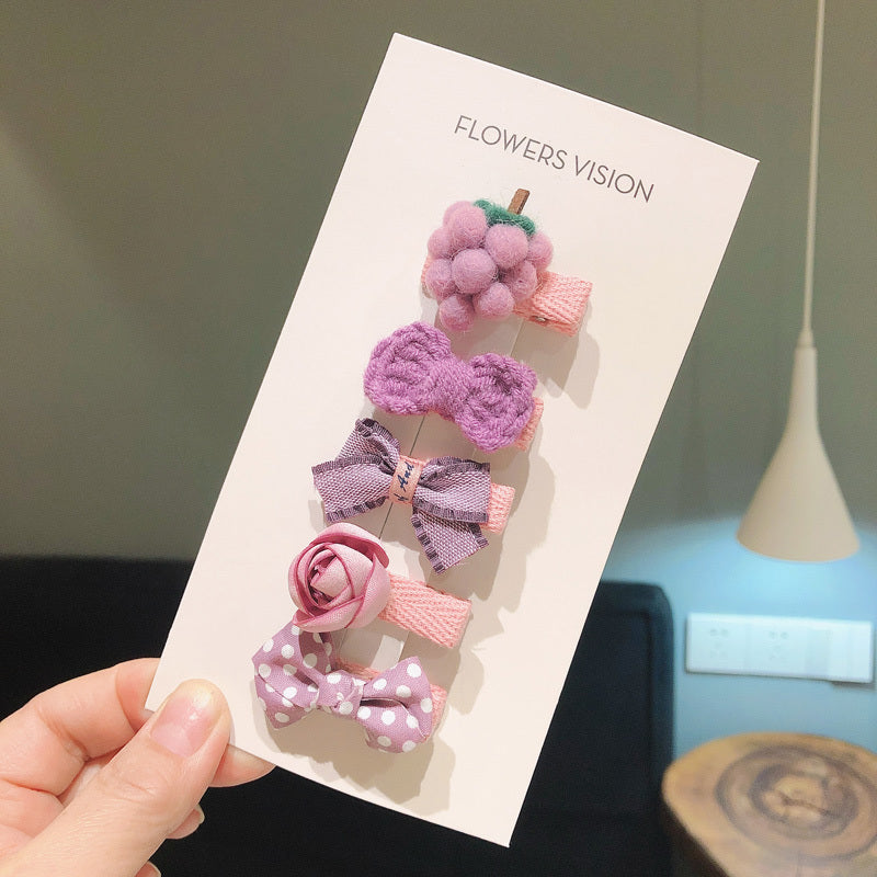 Girls' Fashion Simple Hair Clip Does Not Hurt
