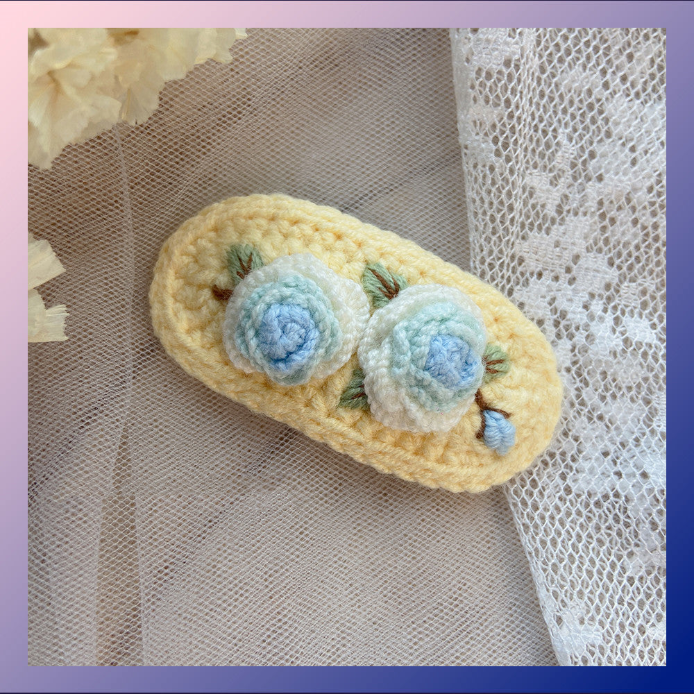 Fashion Braided Yarn Three-dimensional Hair Clip