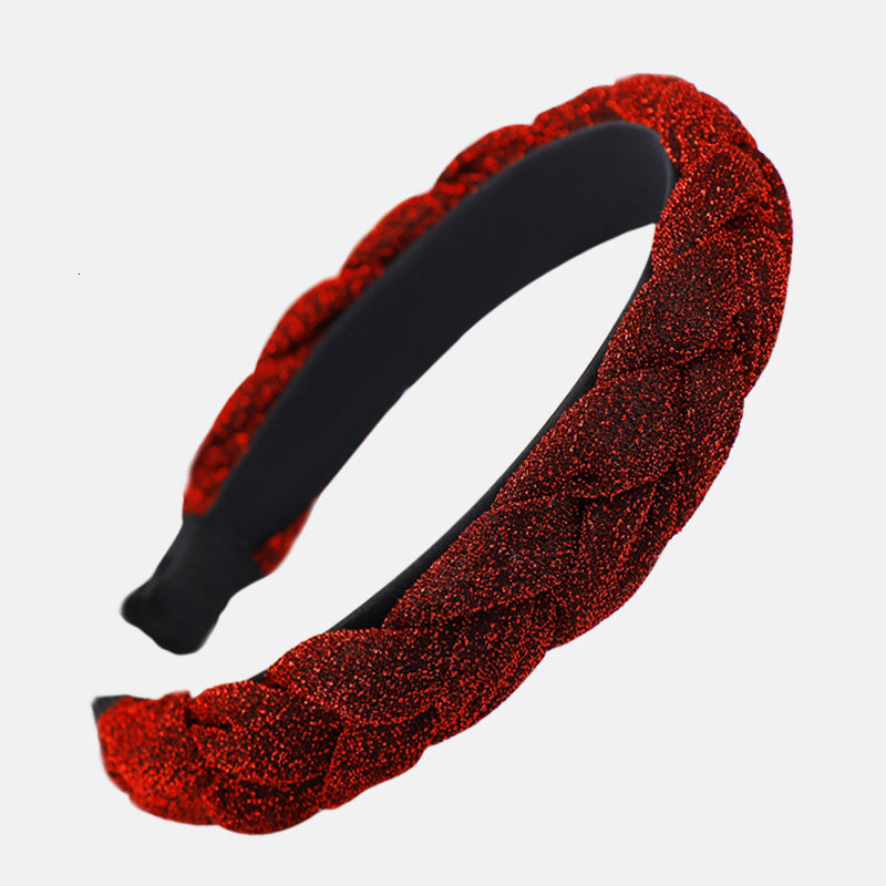 European and American New Bright Silk Headband