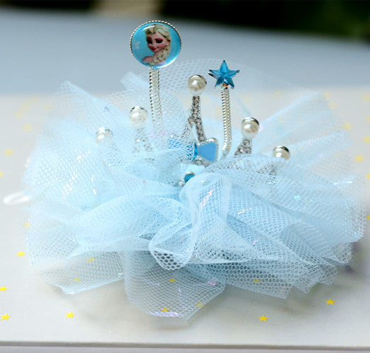 Girls Crown Headdress Children's Crown Princess Barrettes