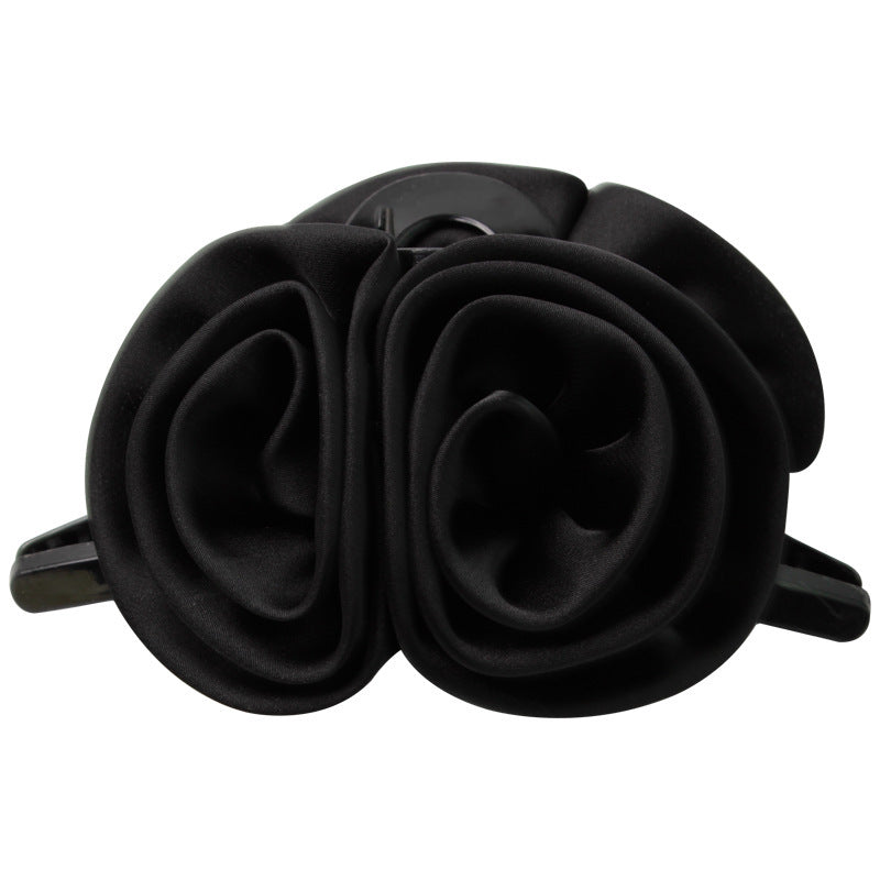 Rose Flower Hair Clip High-grade Satin Temperament