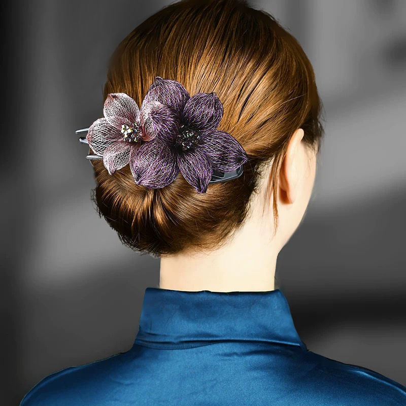 Best Women's Fashionable Simple Faux Copper Wire Hair Clip