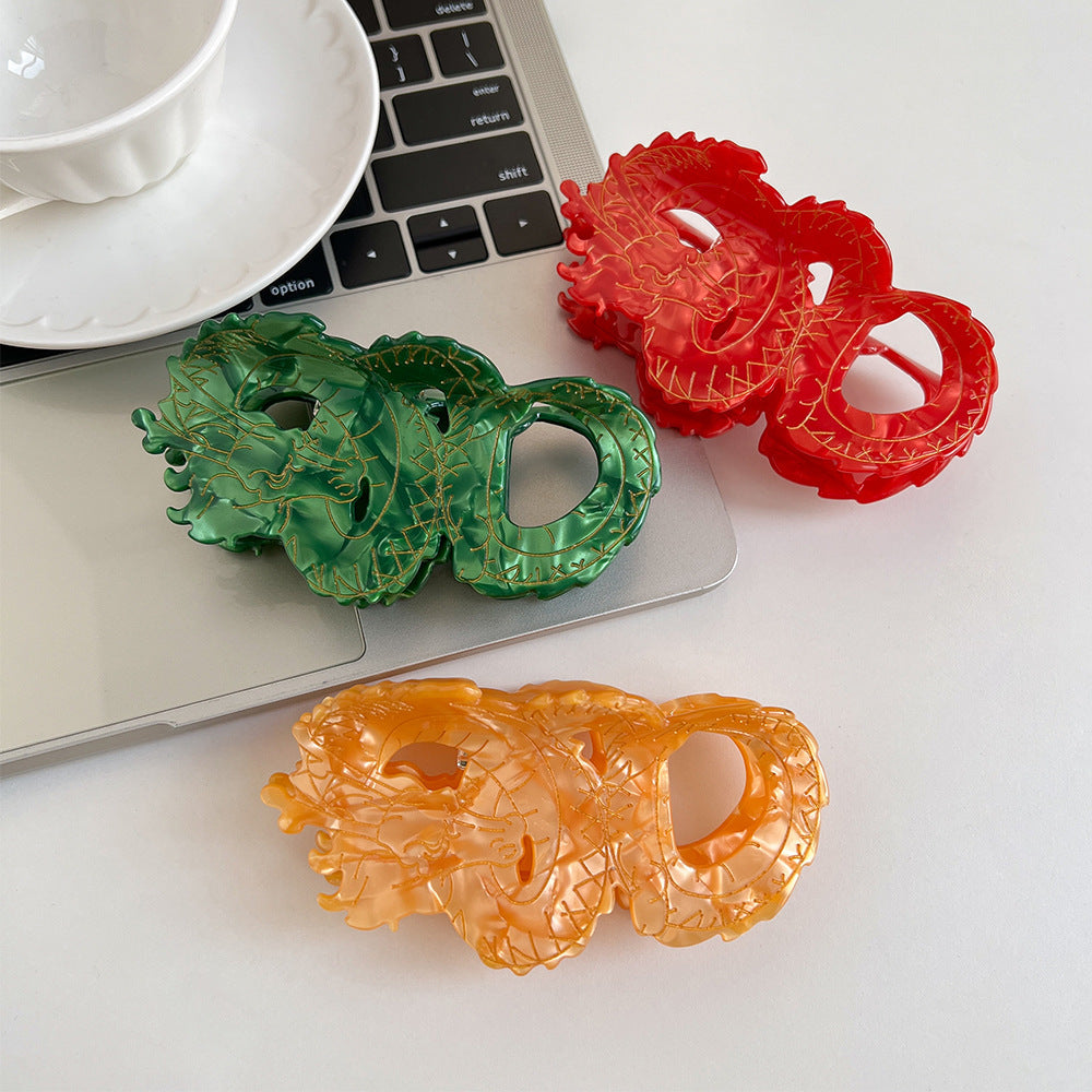 Barrettes New Chinese Style Niche Temperament Acetate Hairpin Barrettes