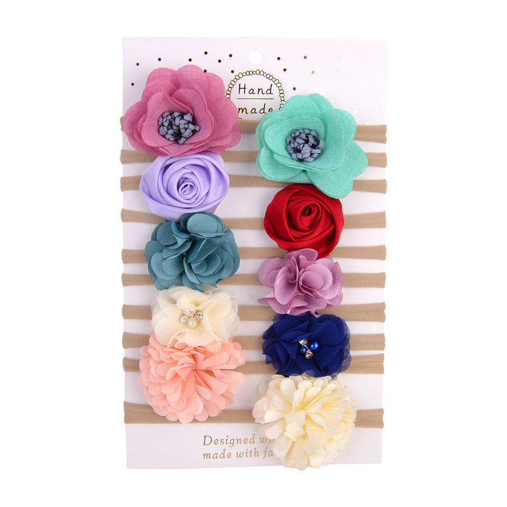 Bow Hair Band Clip Children's Elasticity Traceless Hair Band Hair