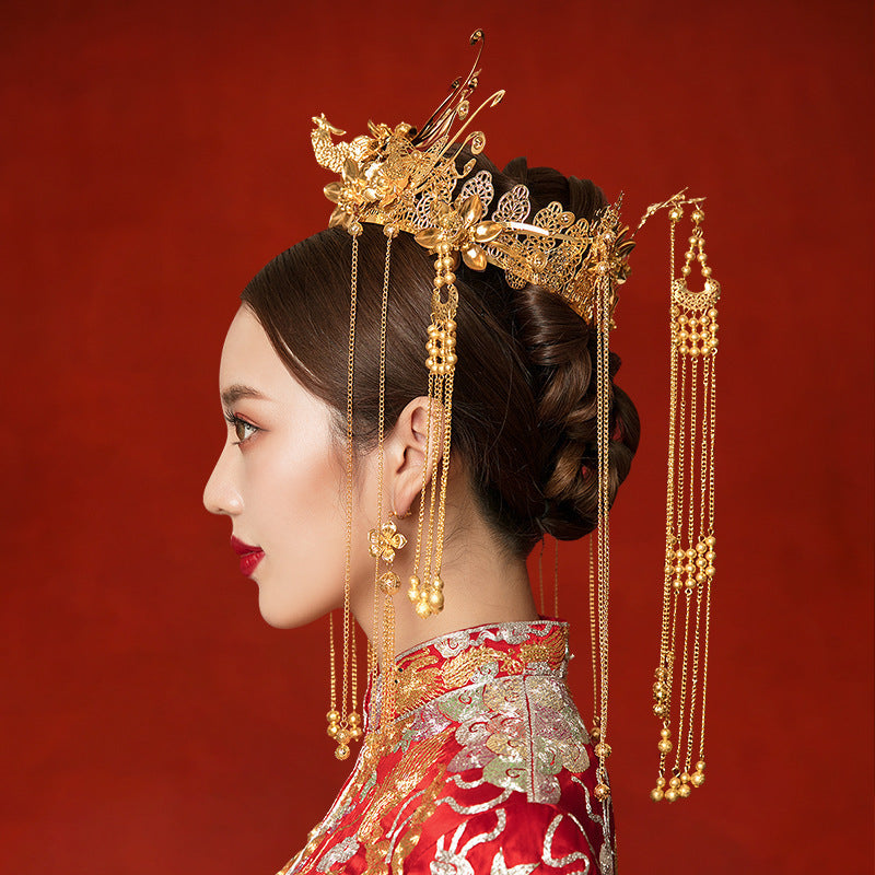 Best Headdress Wedding He Clothing Hair Accessories Antique Hair Crown Gold