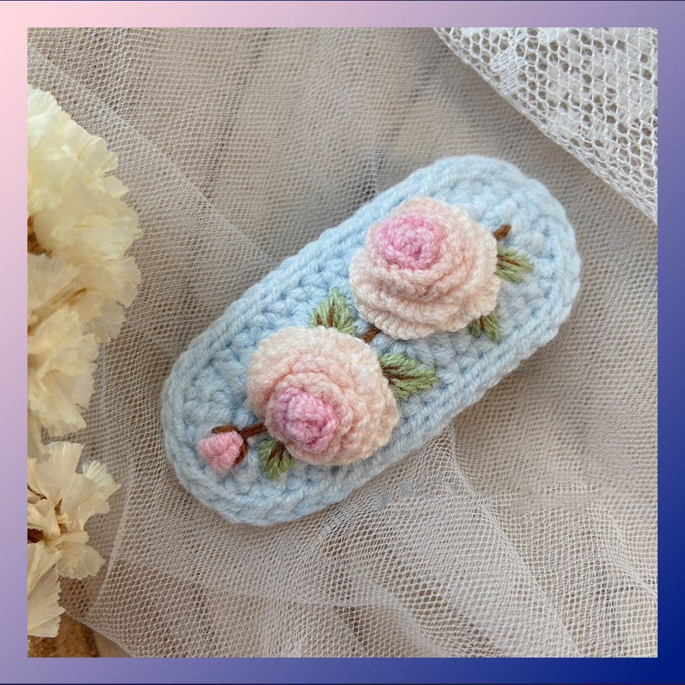 Fashion Braided Yarn Three-dimensional Hair Clip