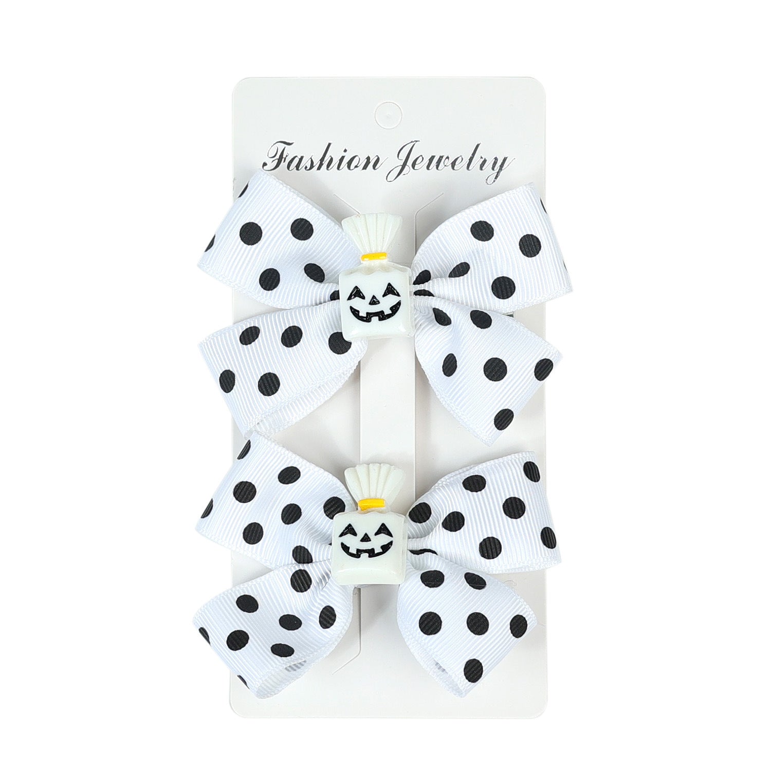 Halloween Decoration Double Bowknot Children Barrettes