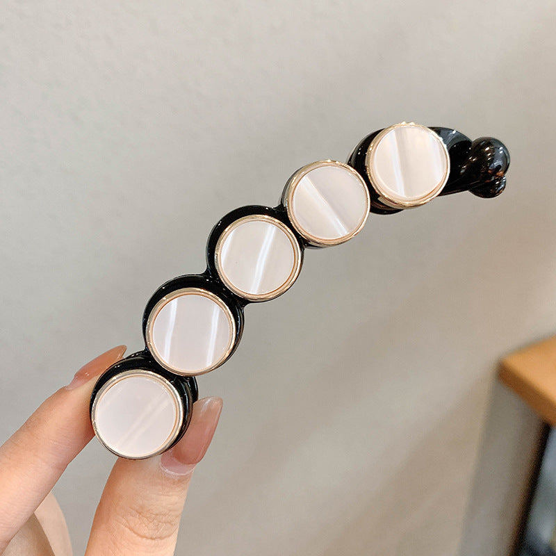 Best Horsetail Clip Banana Clip Large Pearl Hair Clip