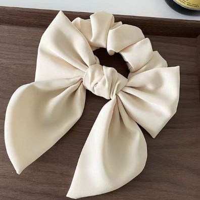 Bow Hair Rope Women's High Ponytail Large Intestine Hair Ring