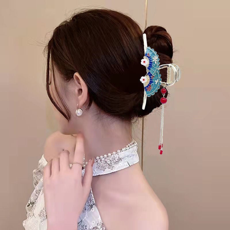 Best Classical Orchid Flowing Copper Alloy Su Grip Clip Hair Accessories