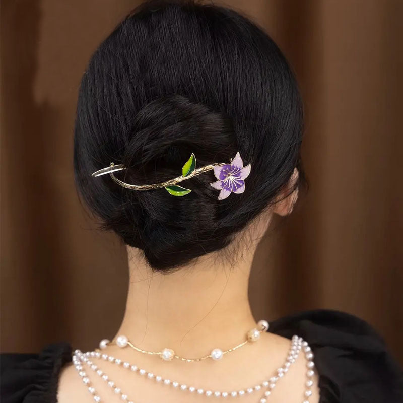 Best New Elegant Graceful Barrettes Vintage Flower Twist Hair Accessories