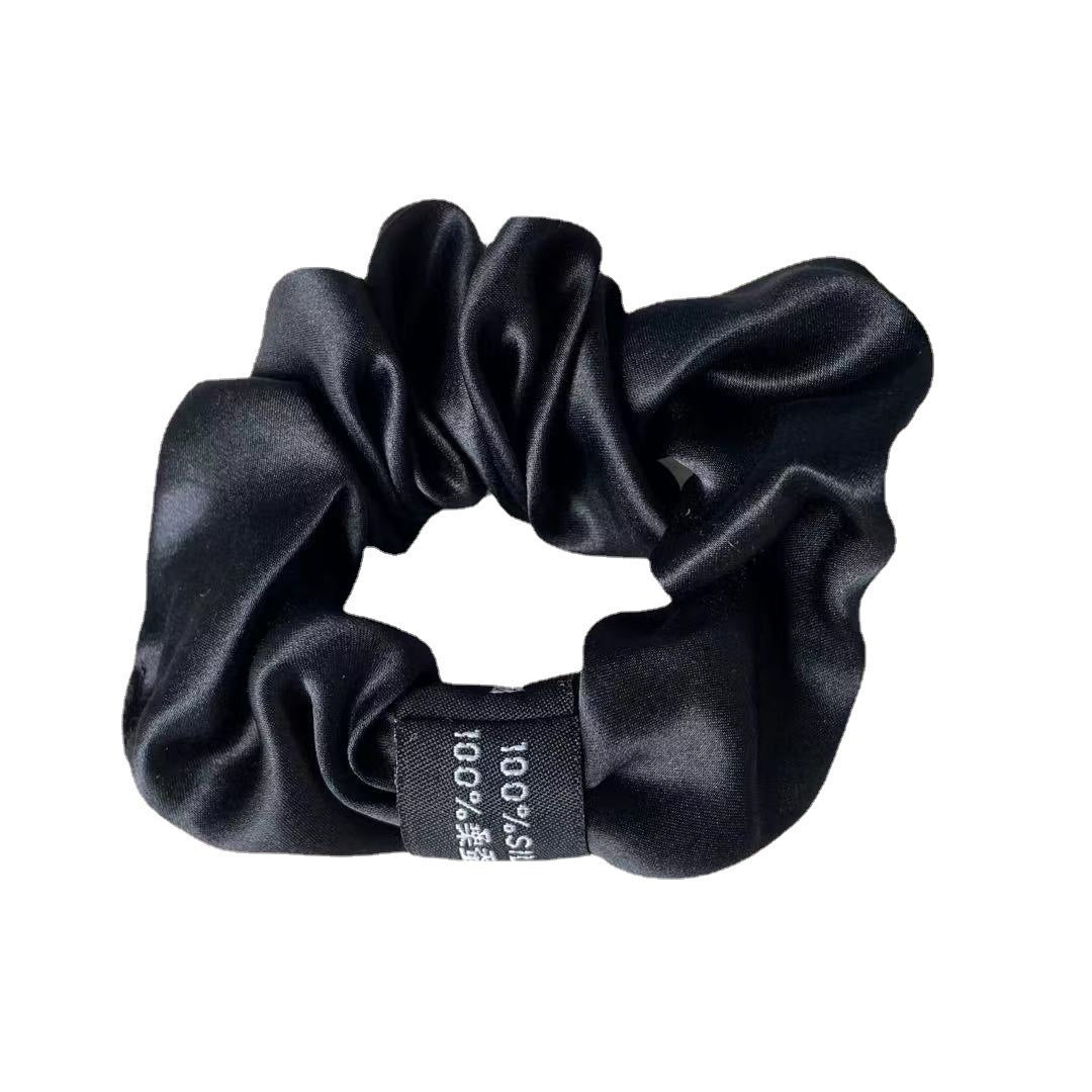 Silk Pure Silk Large Silk Hair Tie Large Scrunchies Hair Ring Headwear