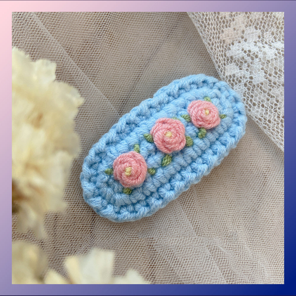 Fashion Braided Yarn Three-dimensional Hair Clip