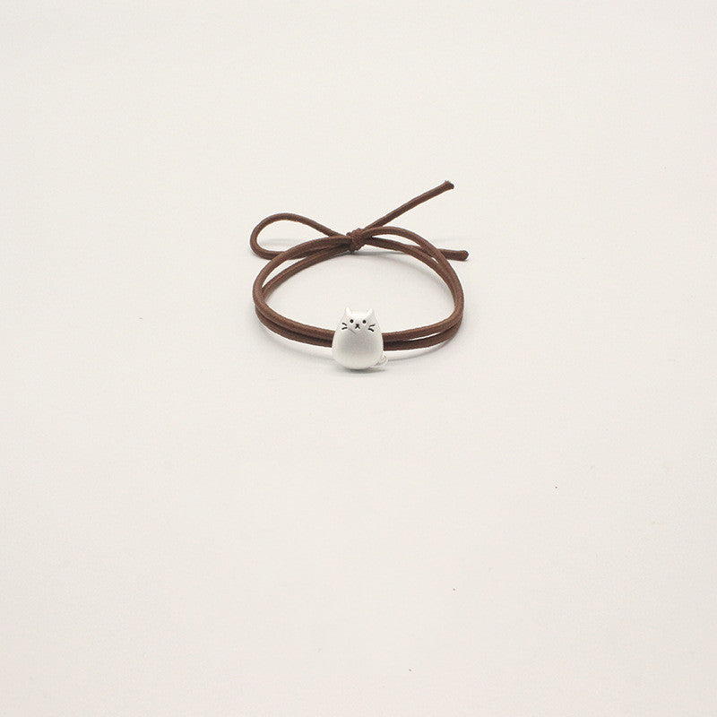 Women's Fashion Simple Cat-shaped Hair Ring