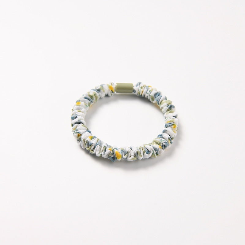 Korean Floral Children's Cute Hair String Rubber Band Hair Ring