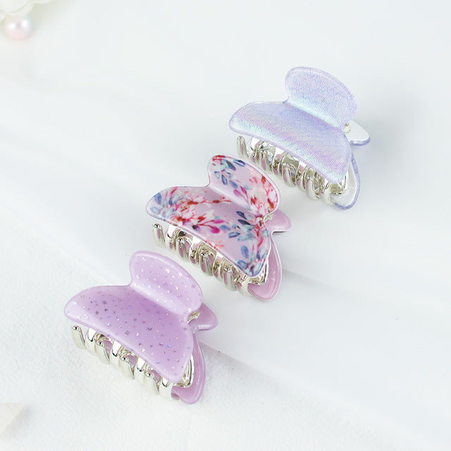 Women's Fashion Personalized Acrylic Printing Barrettes