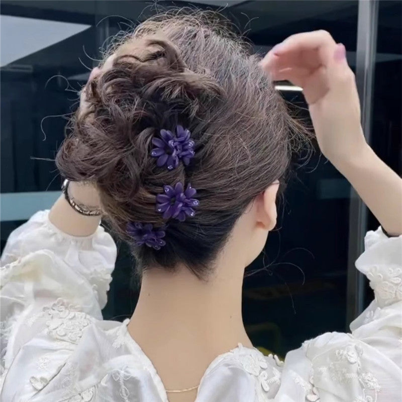 Best Women's Fashionable Temperament Back Head Flower Barrettes