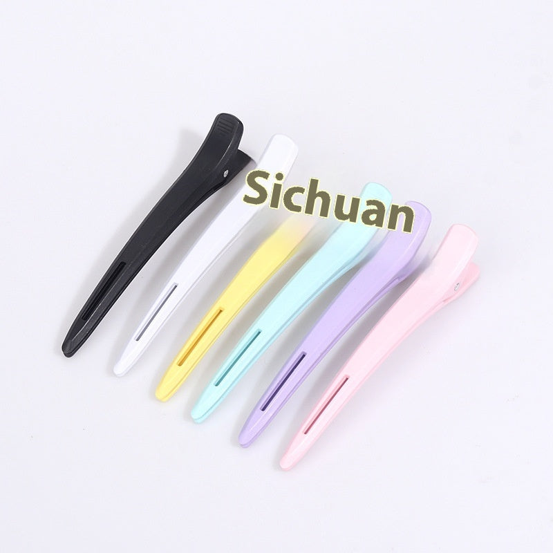 Clip Hairdressing Long Beak Clip Duck Barber Shop Hot Dyeing Partition Positioning Hair Cutting