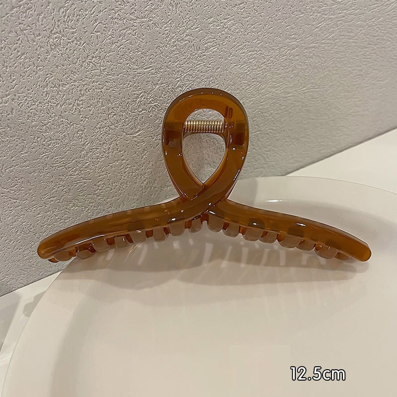 Acrylic Oversized Jelly Palette Hair Shark Clip